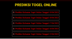 prediksi togel online